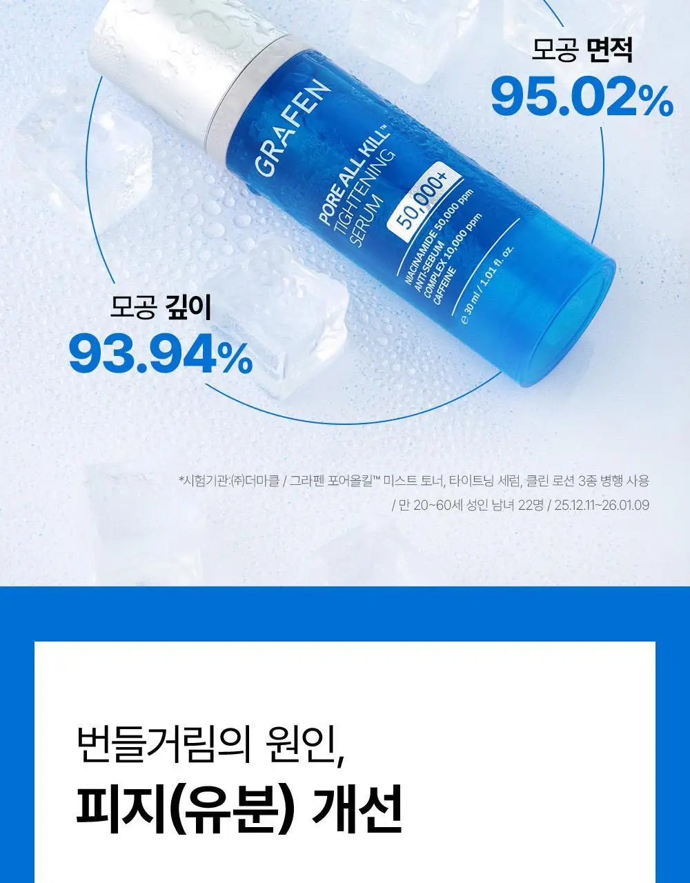 [피지/모공케어] 그라펜 포어올킬 타이트닝 세럼 30ml 상세페이지 14